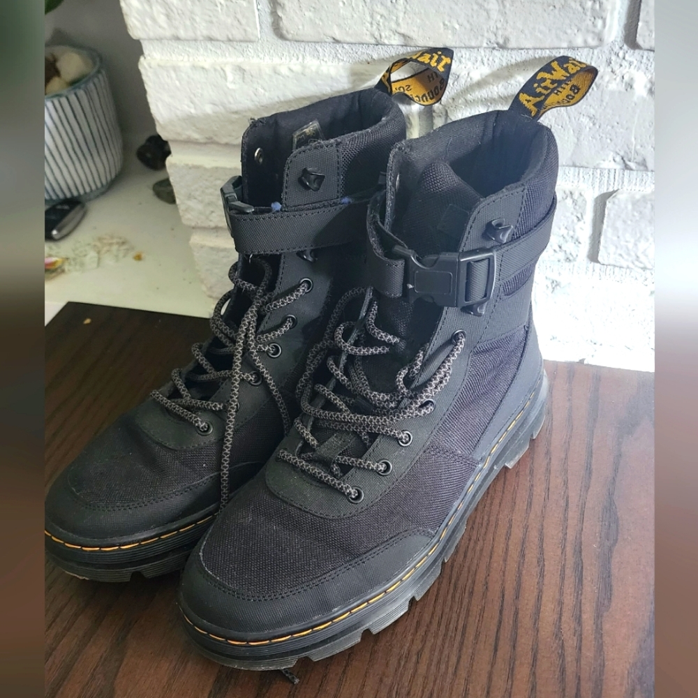 DR MARTENS COMBS TECH EXTRA TOUGH POLY CASUAL BOOTS